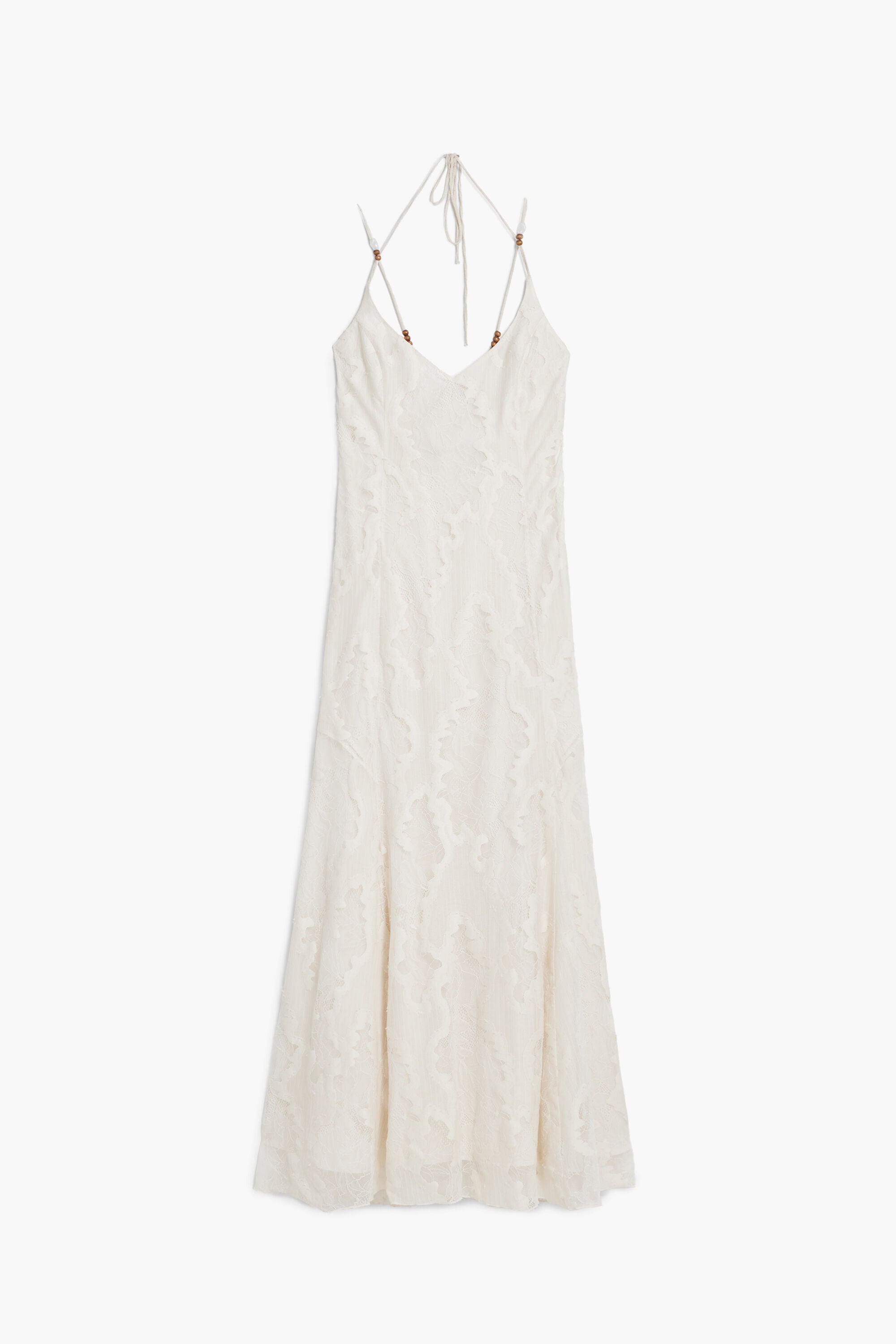 Desigual, Devore strap dress, White, XS