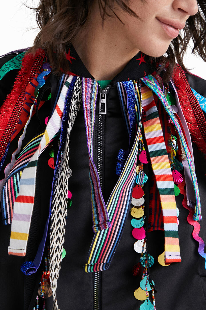 Chaqueta bomber cintas Johnson Hartig | Desigual