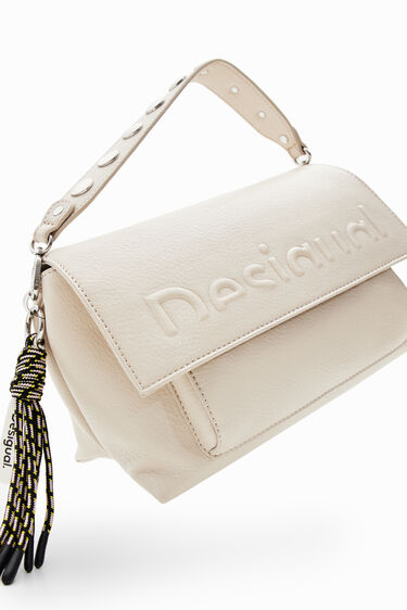 Midsize half-logo crossbody bag | Desigual