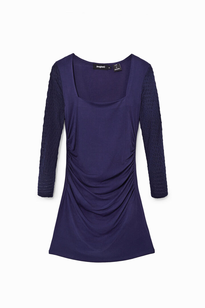 Navy knit dress | Desigual