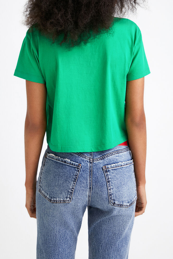 Arty cropped T-shirt | Desigual