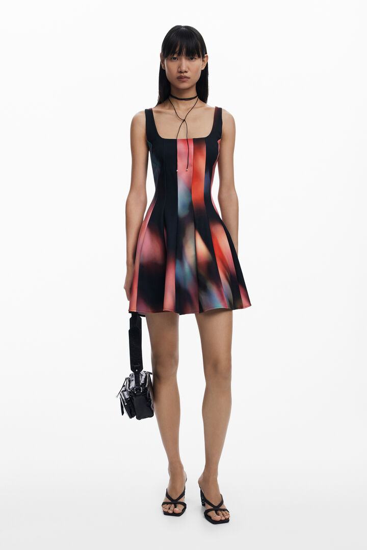Panel short dress