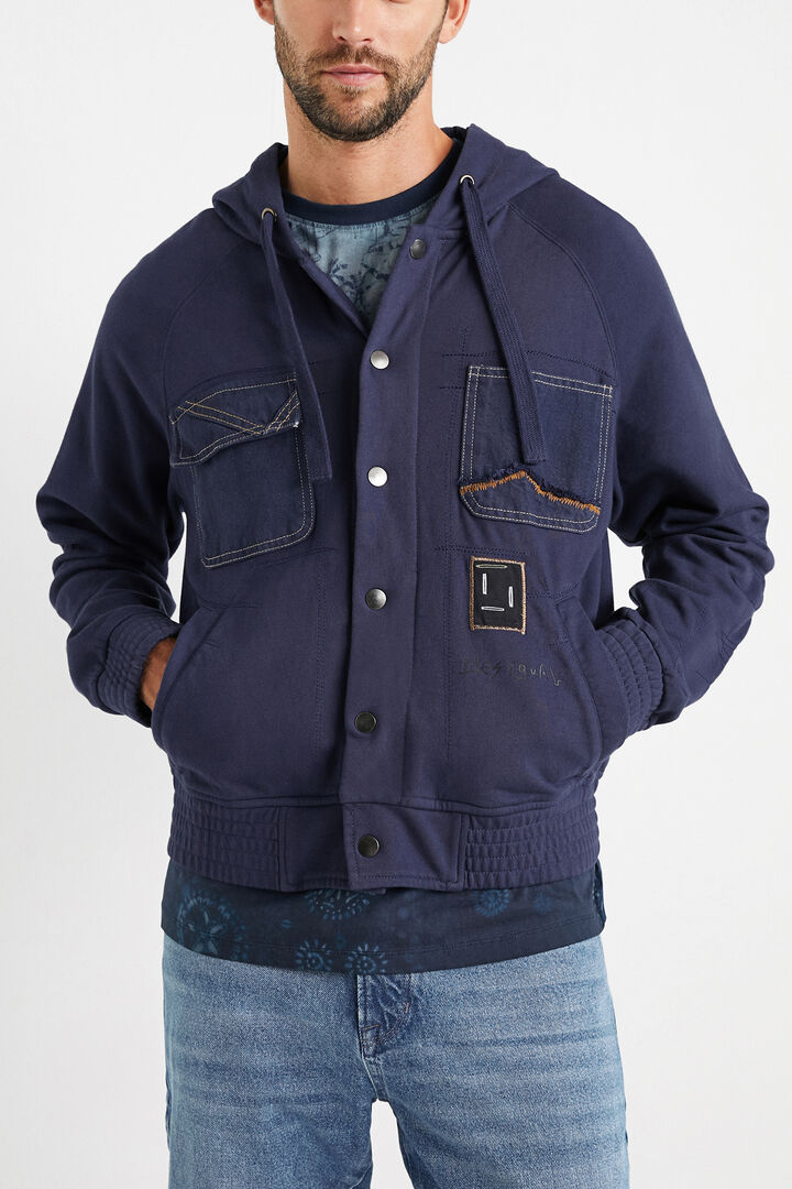 Fleece jack met capuchon | Desigual