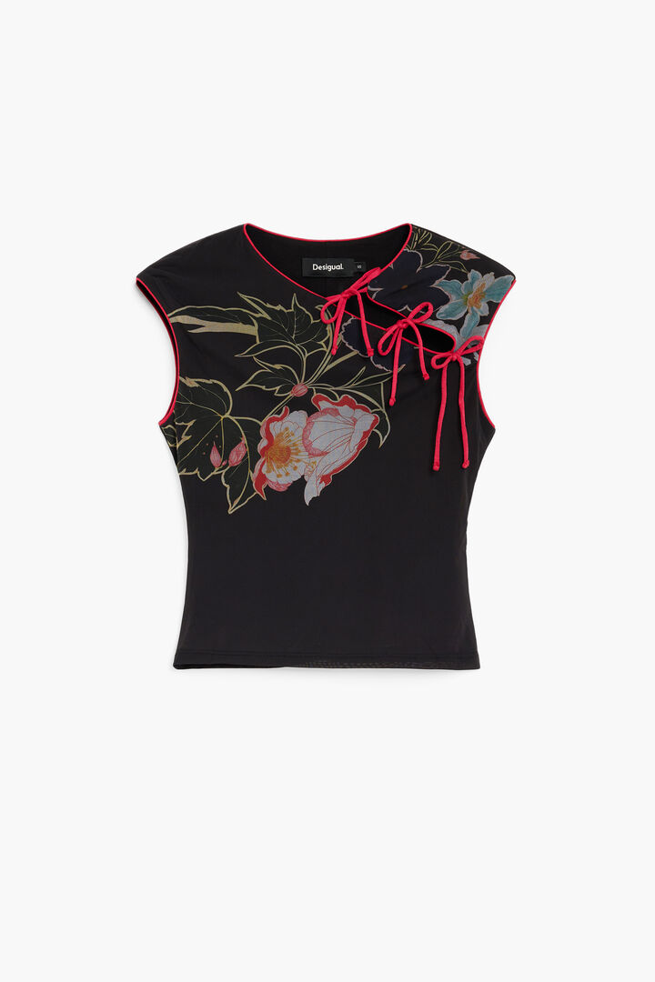 Printed oriental T-shirt