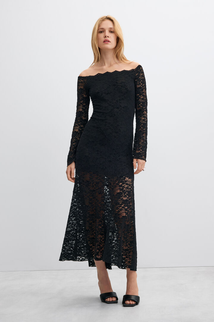 flared midi dress