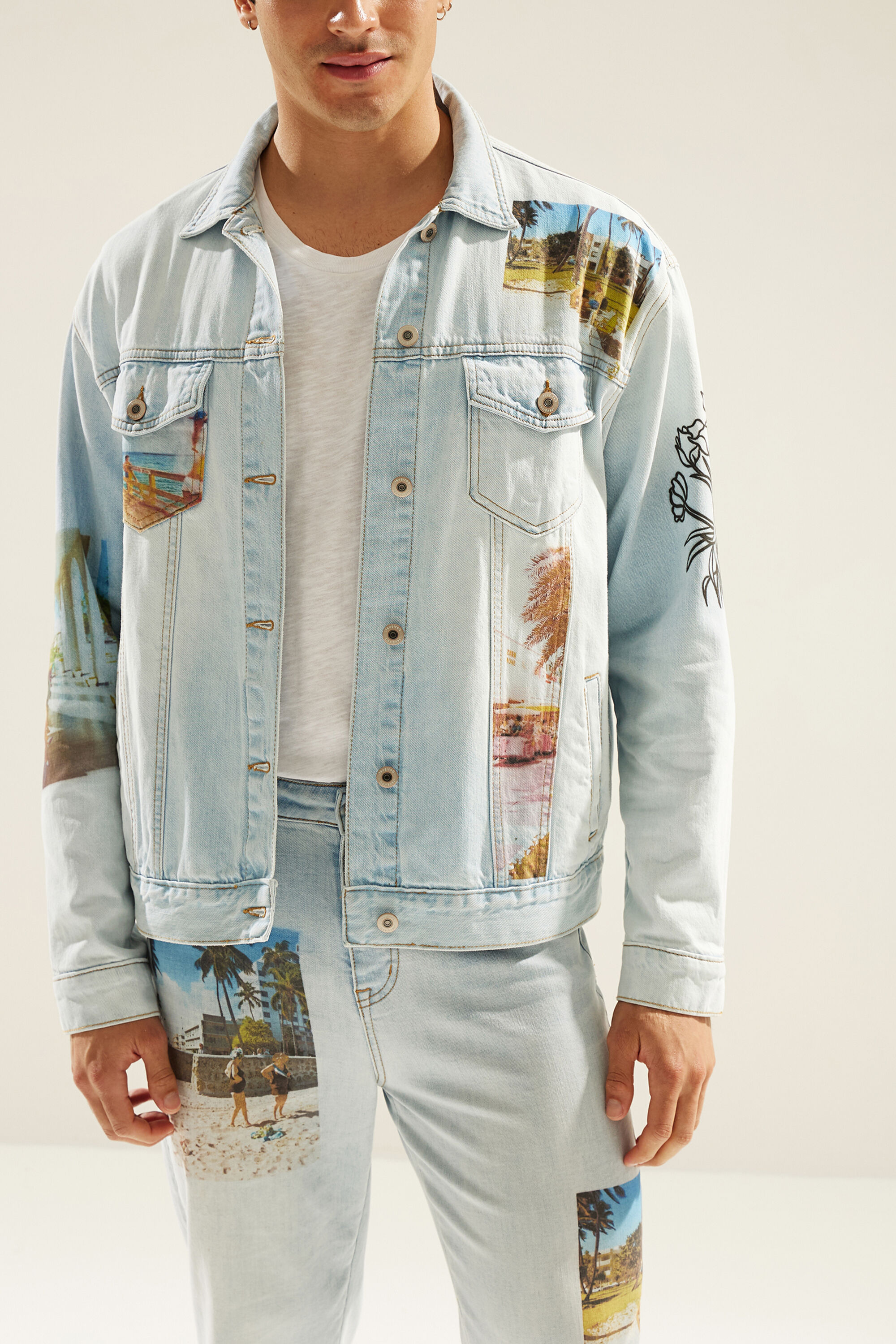 cropped denim jacket men