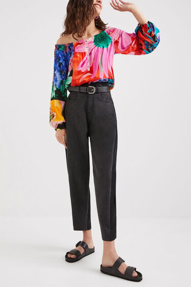 M. Christian Lacroix floral blouse | Desigual.com