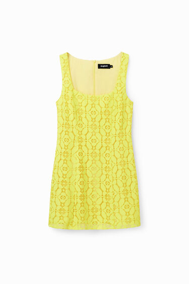 Vestido corto encaje | Desigual