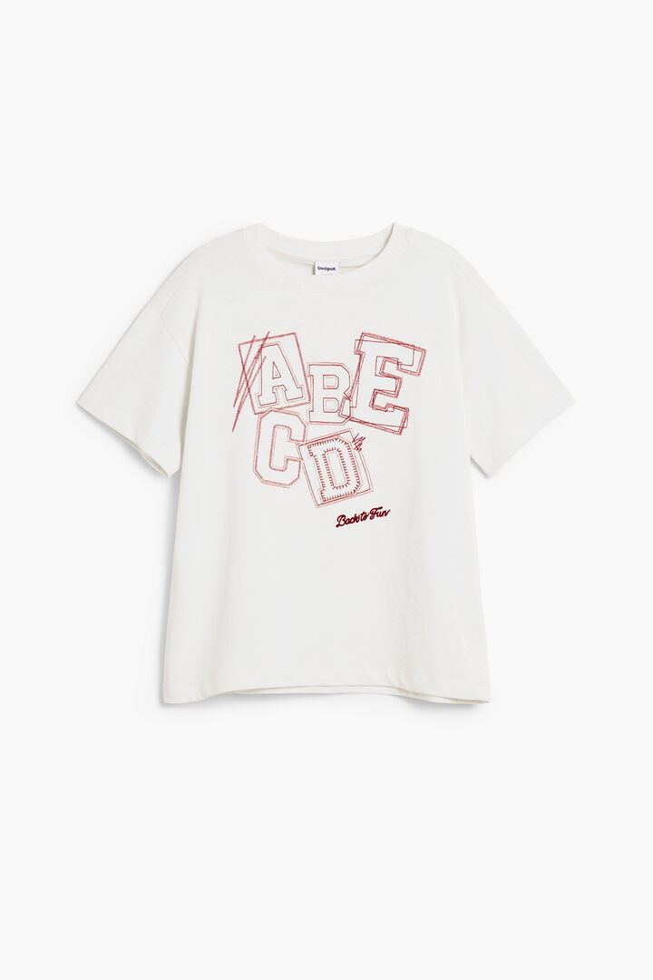 WHITE KNIT T-SHIRT