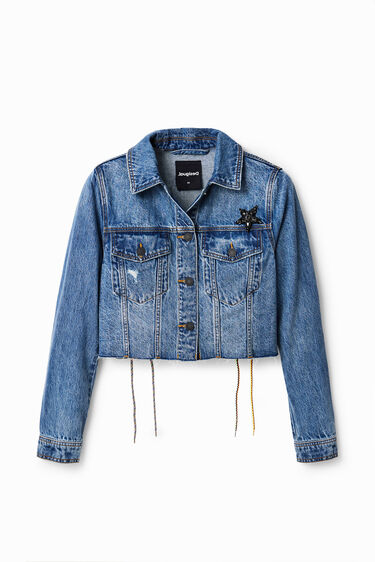 Short Power denim jacket | Desigual