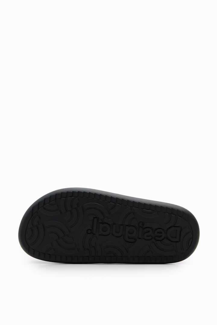 Crochet platform strap sandals | Desigual