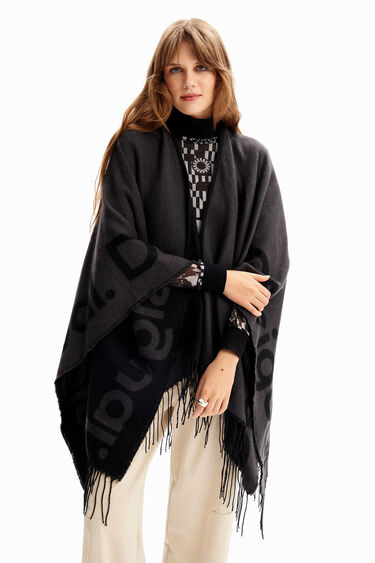 Poncho réversible logo | Desigual