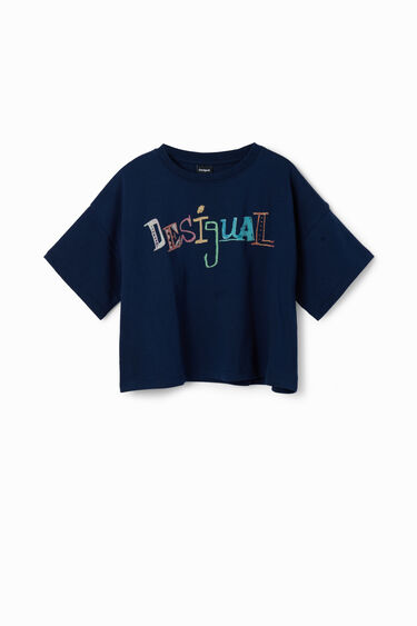 T-Shirt buntes Logo | Desigual
