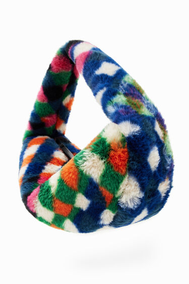 Bossa efecte pèl rombes | Desigual