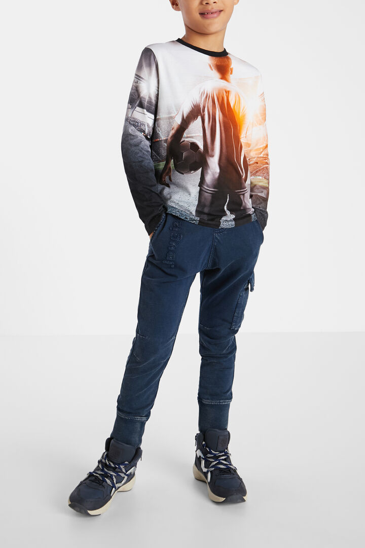 Cotton T-shirt photographic print | Desigual