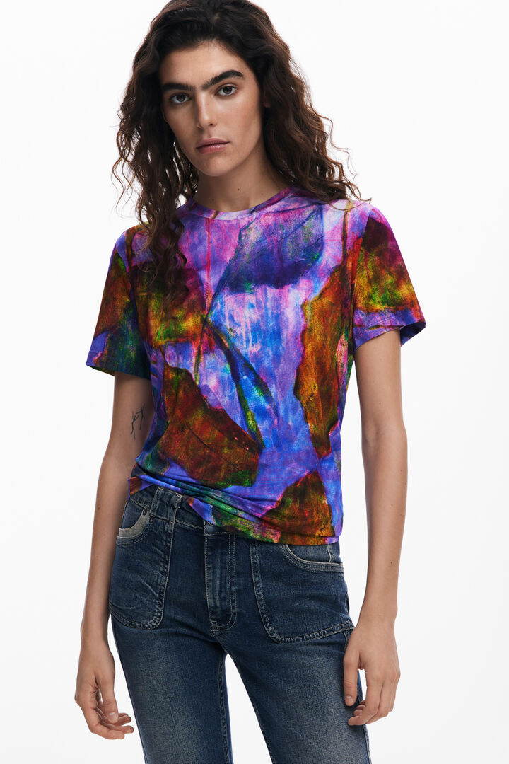 Camiseta hojas | Desigual