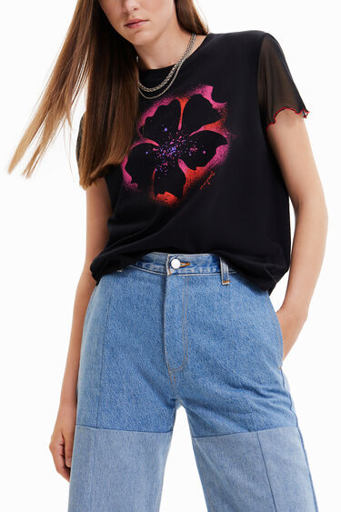 Camiseta arty manga tul | Desigual