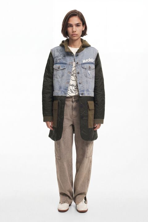 HYBRID PARKA WITH MICKEY HOOD