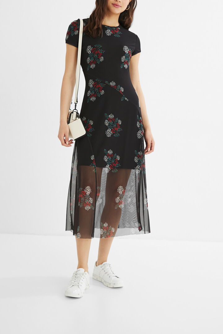 Midi-dress double layer | Desigual
