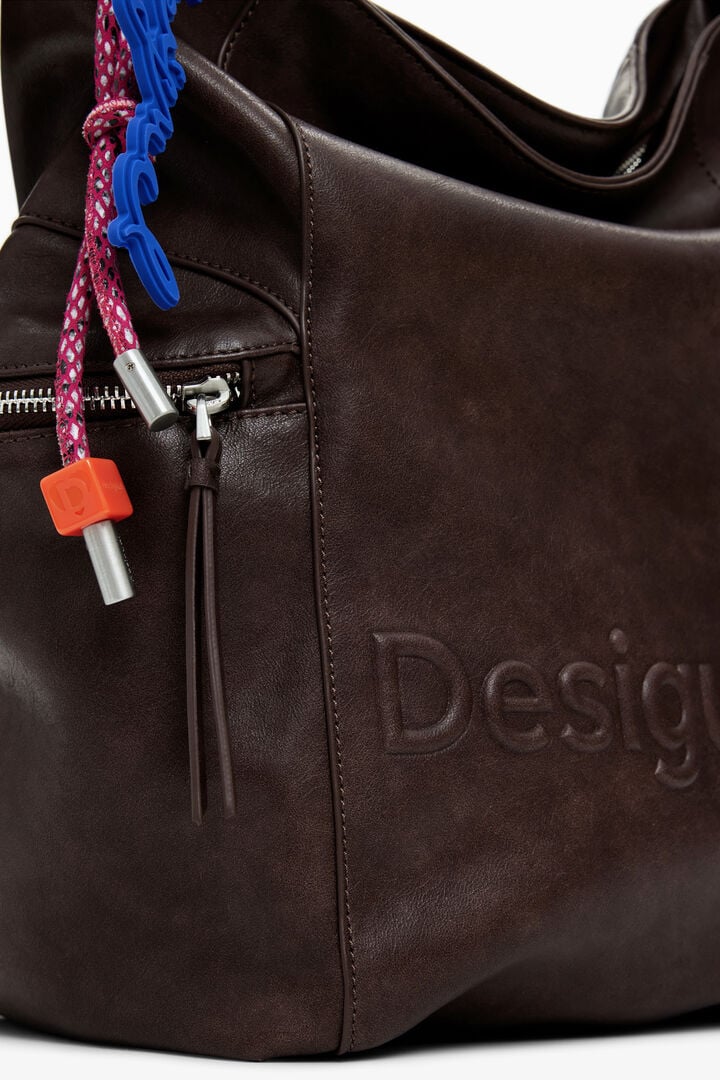 Mochila efecto ante logo grande | Desigual