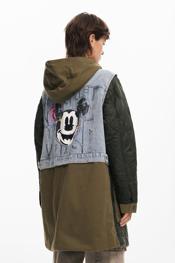 Parca híbrida capucha Mickey | Desigual