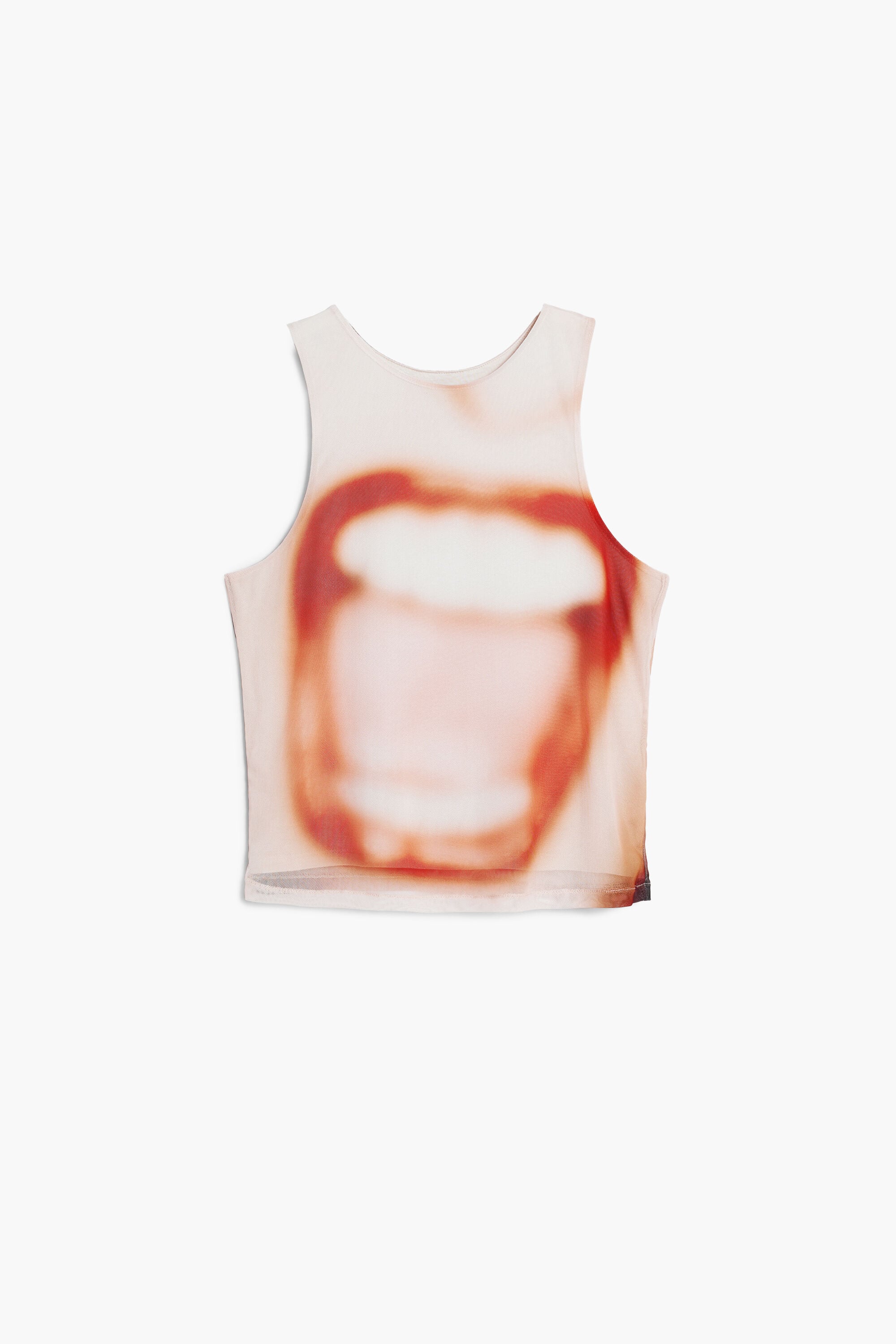 Desigual, Sleeveless Boca T-shirt, Polyester, Brown
