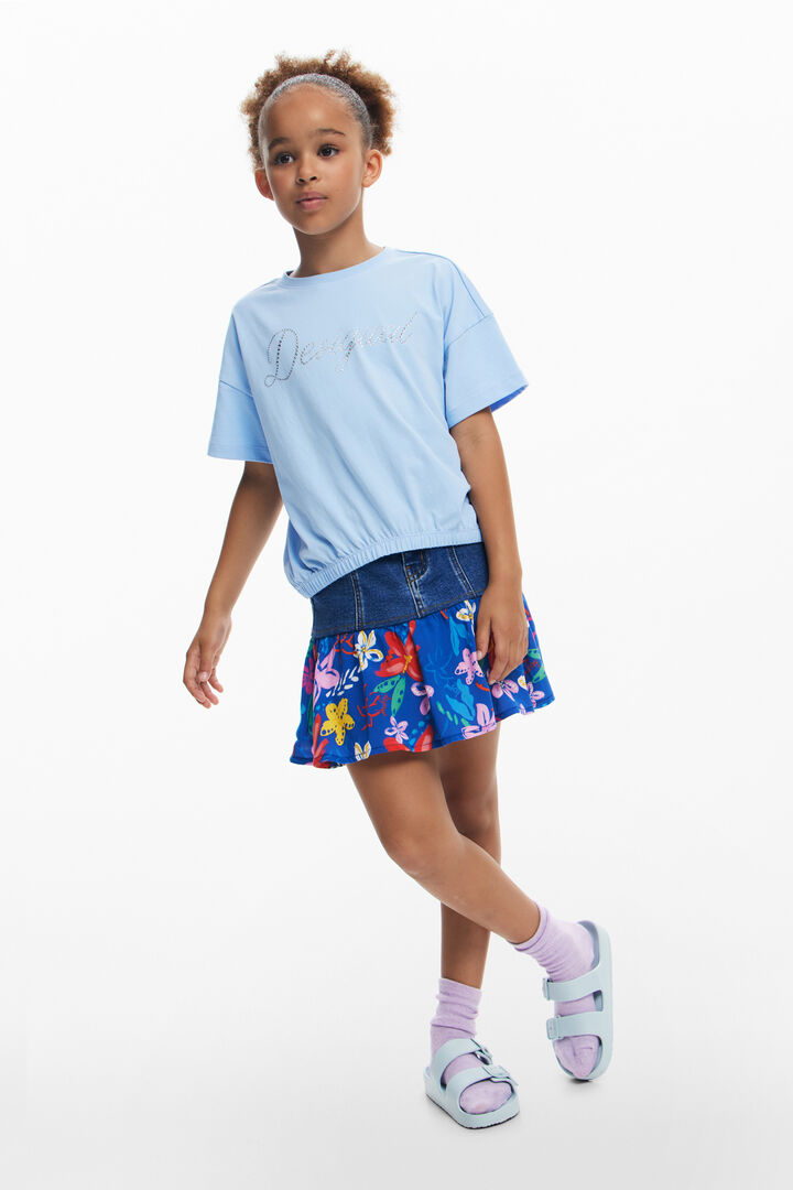 Desigual t-shirt with strass | Desigual