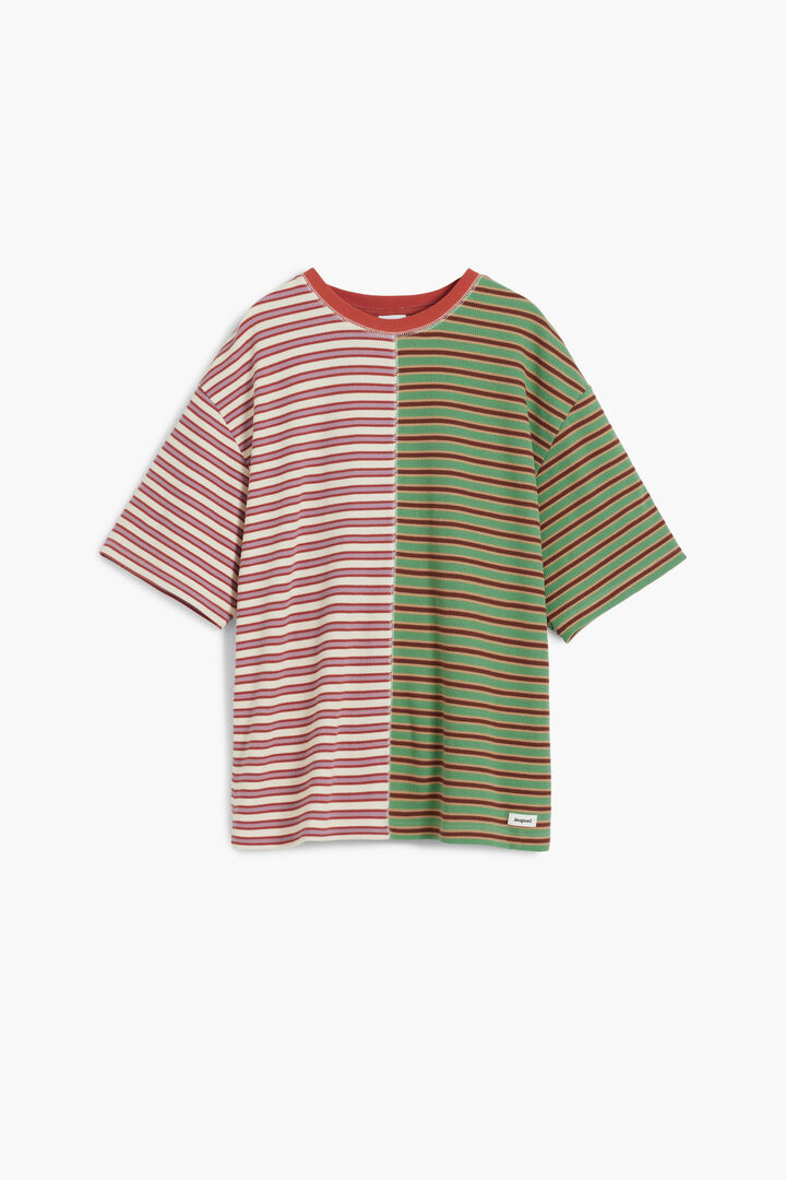 Camiseta manga corta rayas