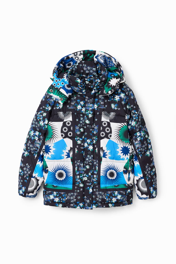 Patchwork padded jacket | Desigual