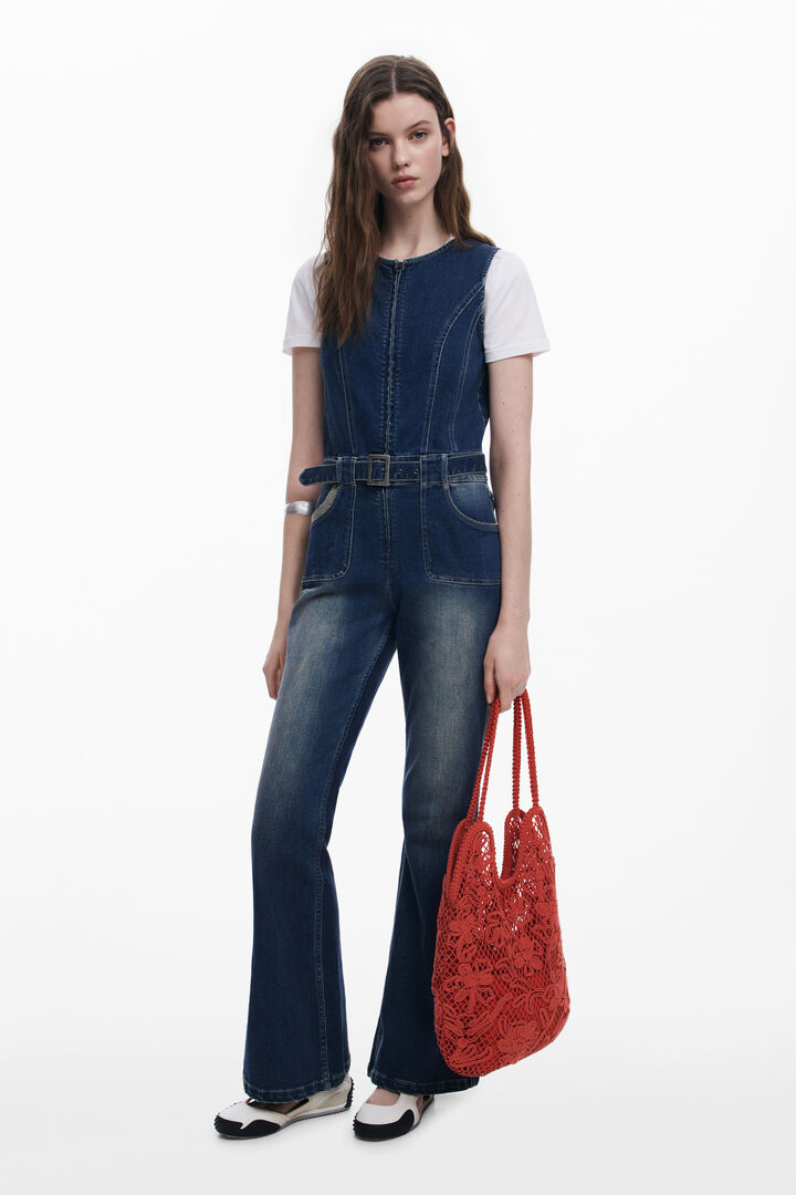 Medium crochet shoulder bag | Desigual