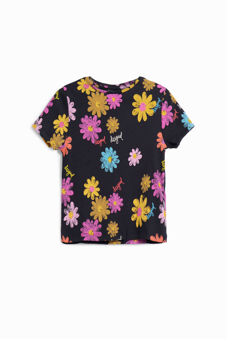 Koszulka z krótkim rękawem w kwiaty | Desigual
