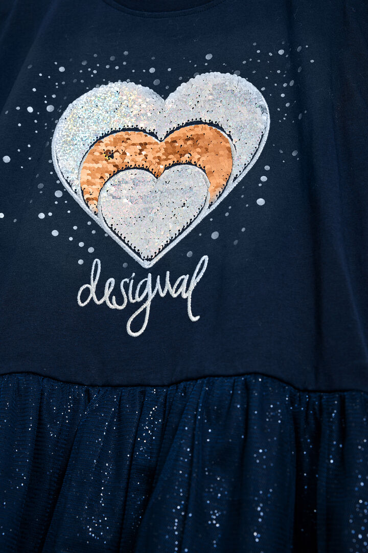 Short heart dress | Desigual