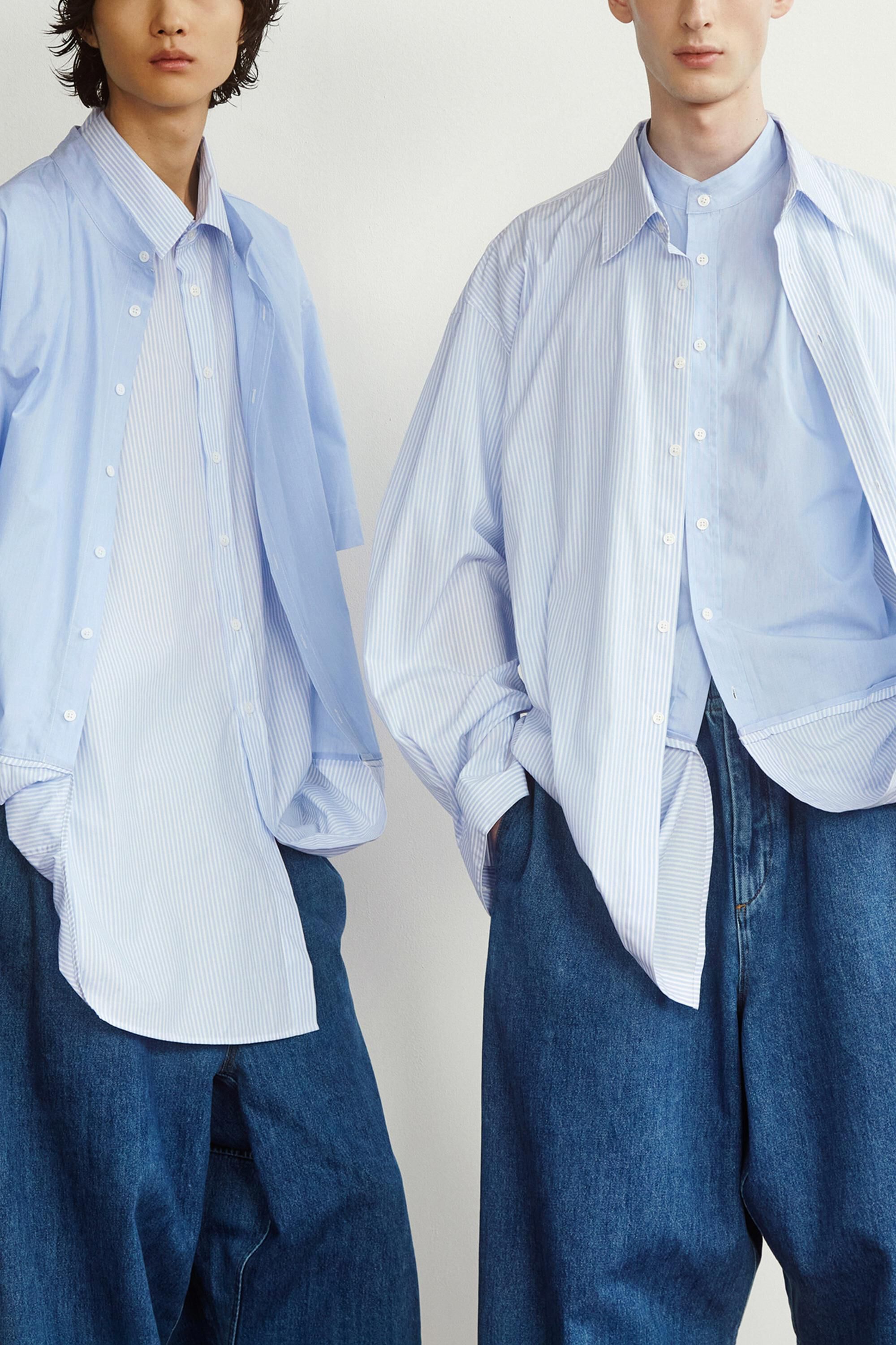 Unisex Hed Mayner striped double shirt I Desigual.com