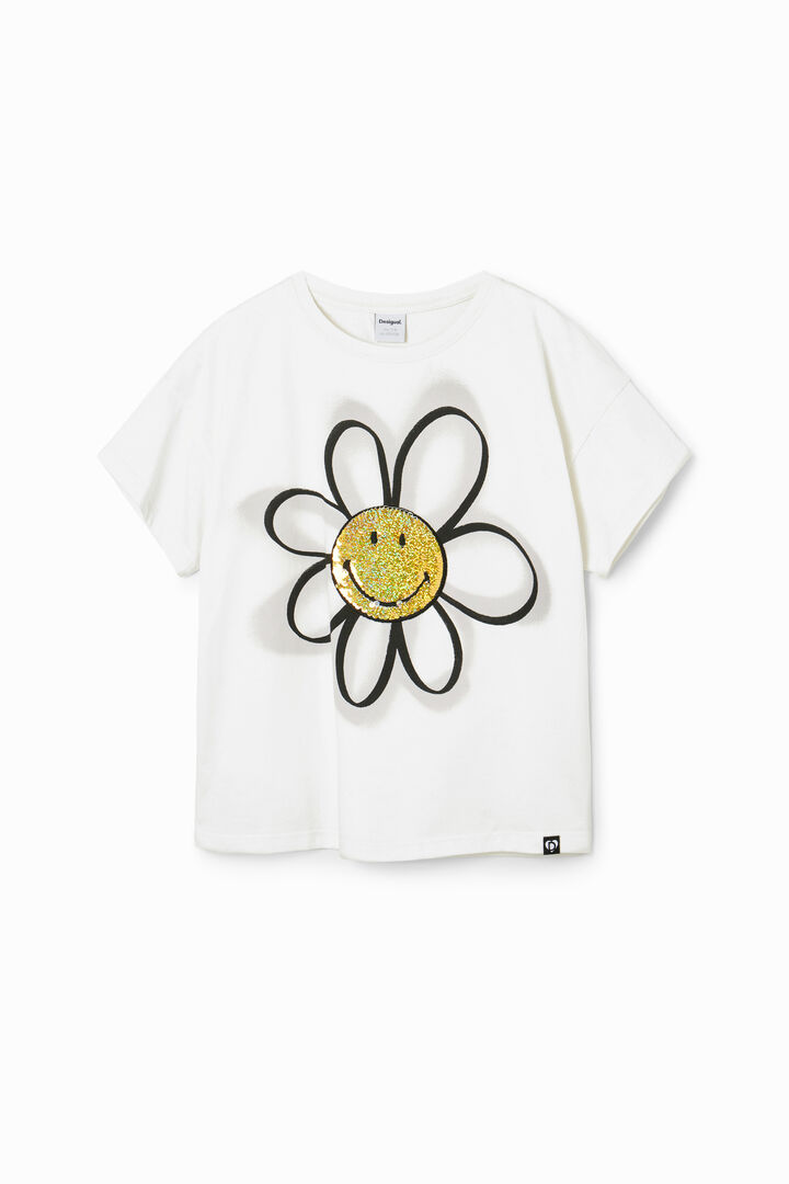 T-Shirt Smiley Originals ® Pailletten | Desigual