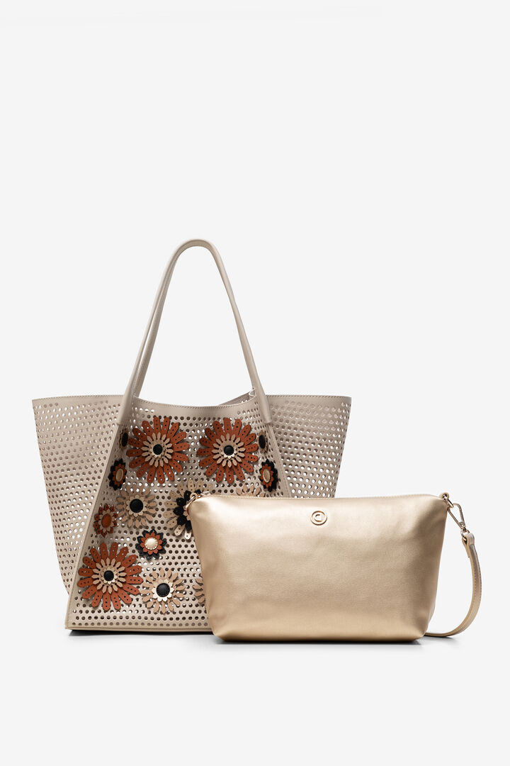 Sac 2 en 1 perforé à fleurs | Desigual