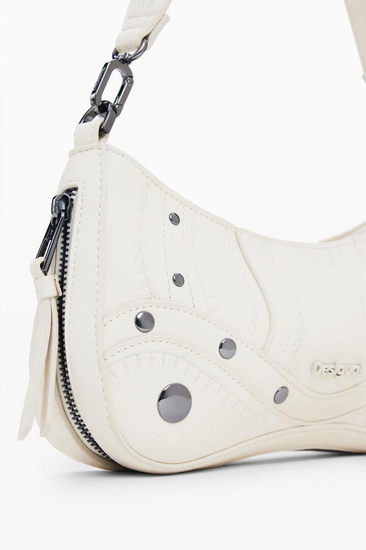 Bolso efecto piel bordados pequeño | Desigual