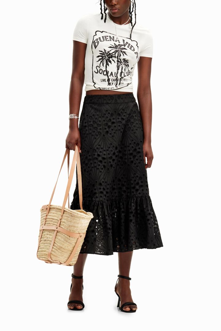 Camiseta Buena Vida Stella Jean | Desigual