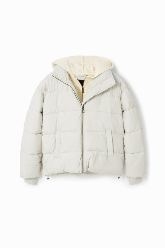 Combination padded jacket