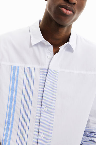 Striped patchwork shirt | Desigual