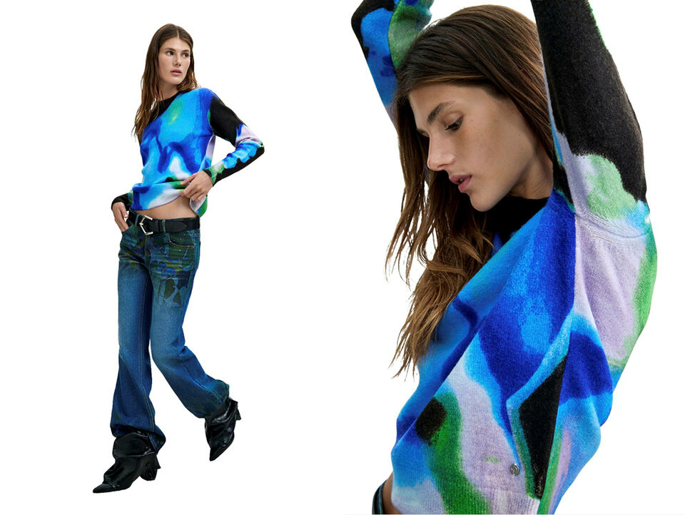 Printed Sweater M. C. Lacroix
