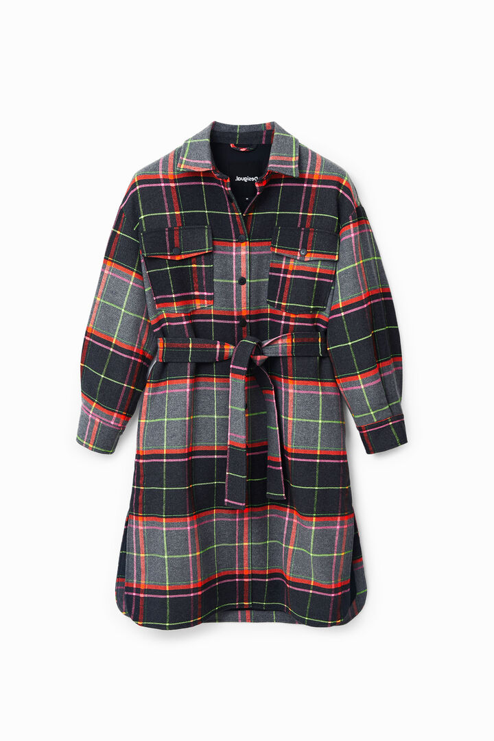 Abric sobrecamisa tartà | Desigual