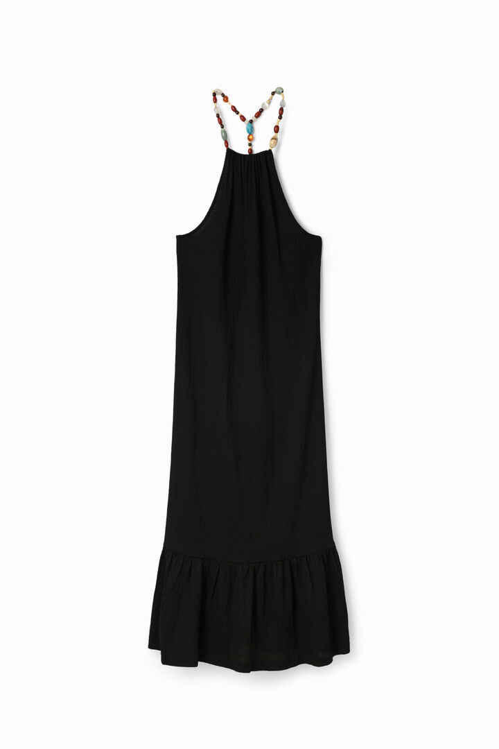Beaded strappy midi dress | Desigual