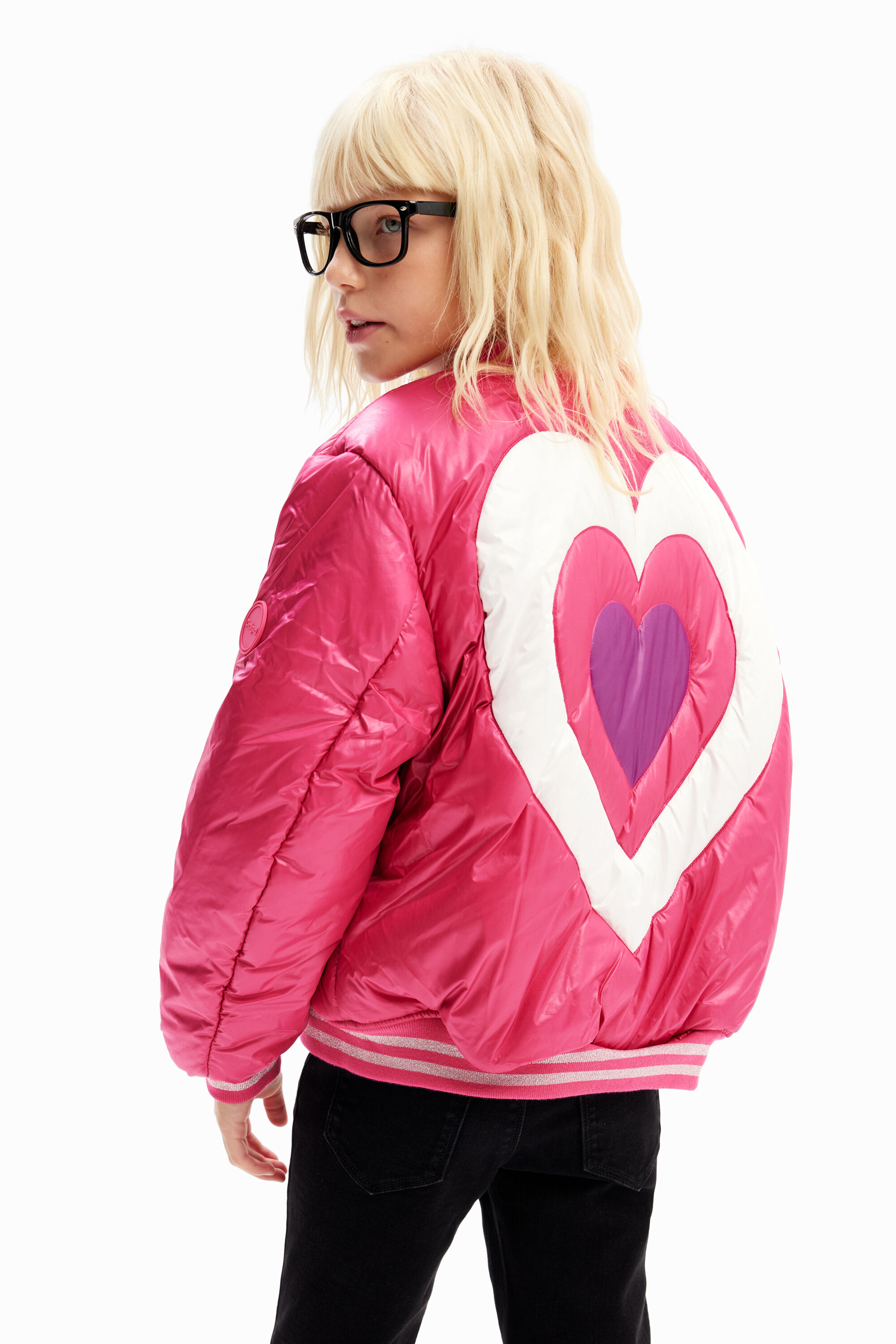 Girls quilted new arrivals bomber jacket