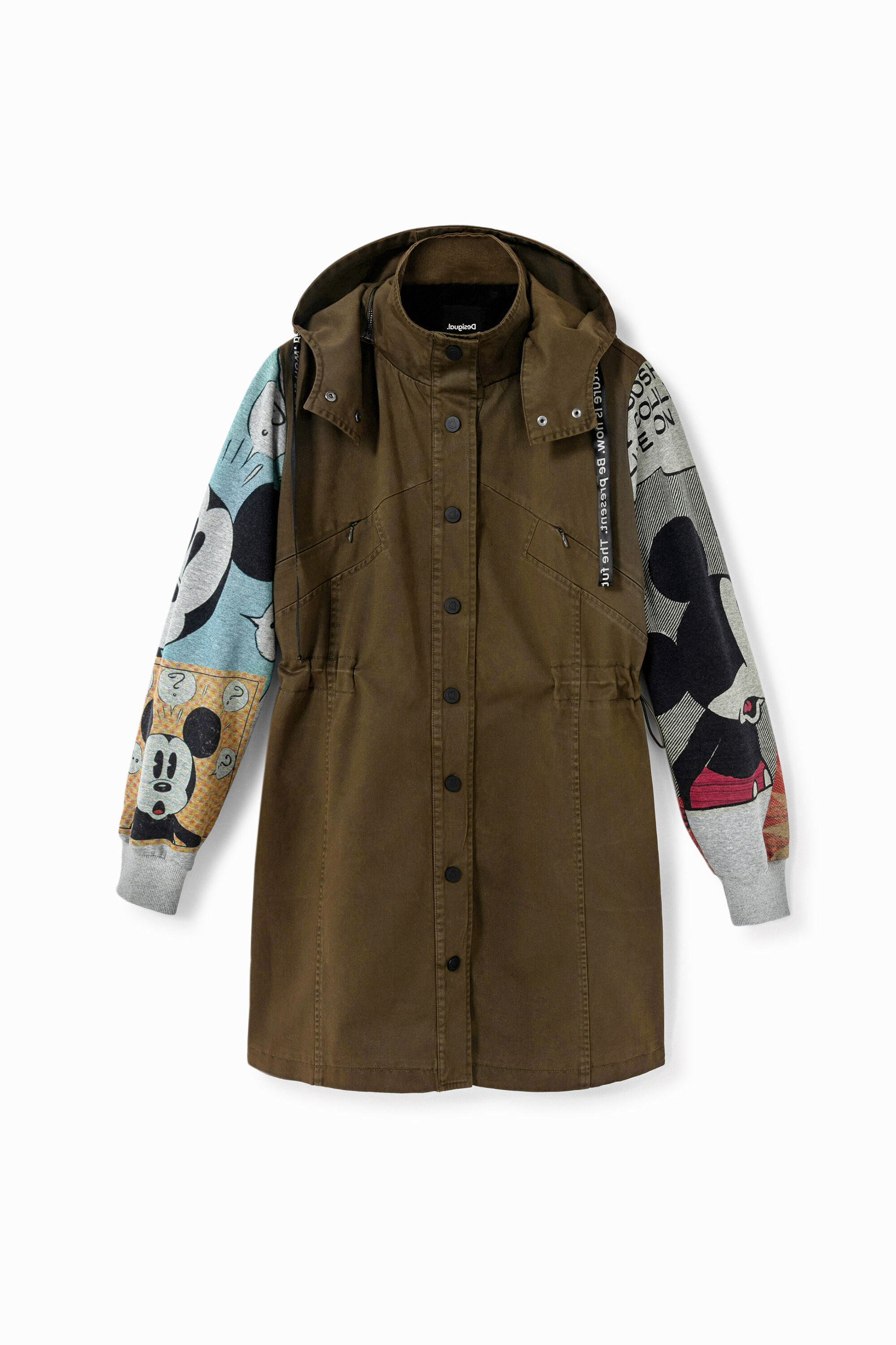 Parka mit Kapuze und Micky Maus