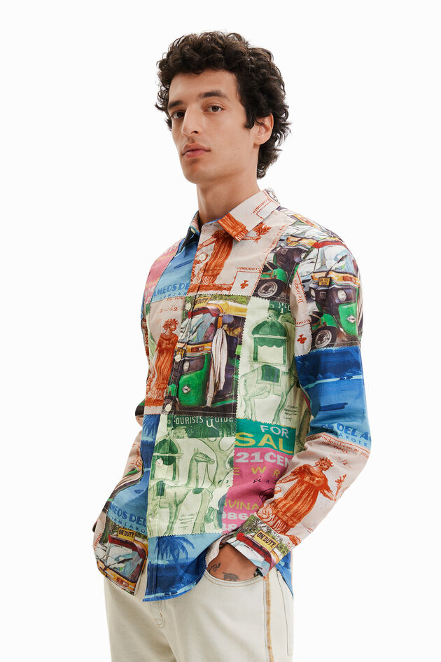 Oranje Gevoelig orkest Men's Shirts | Desigual