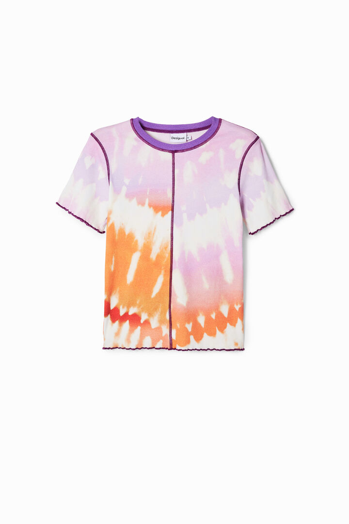Short sleeve tie dye t-shirt. | Desigual