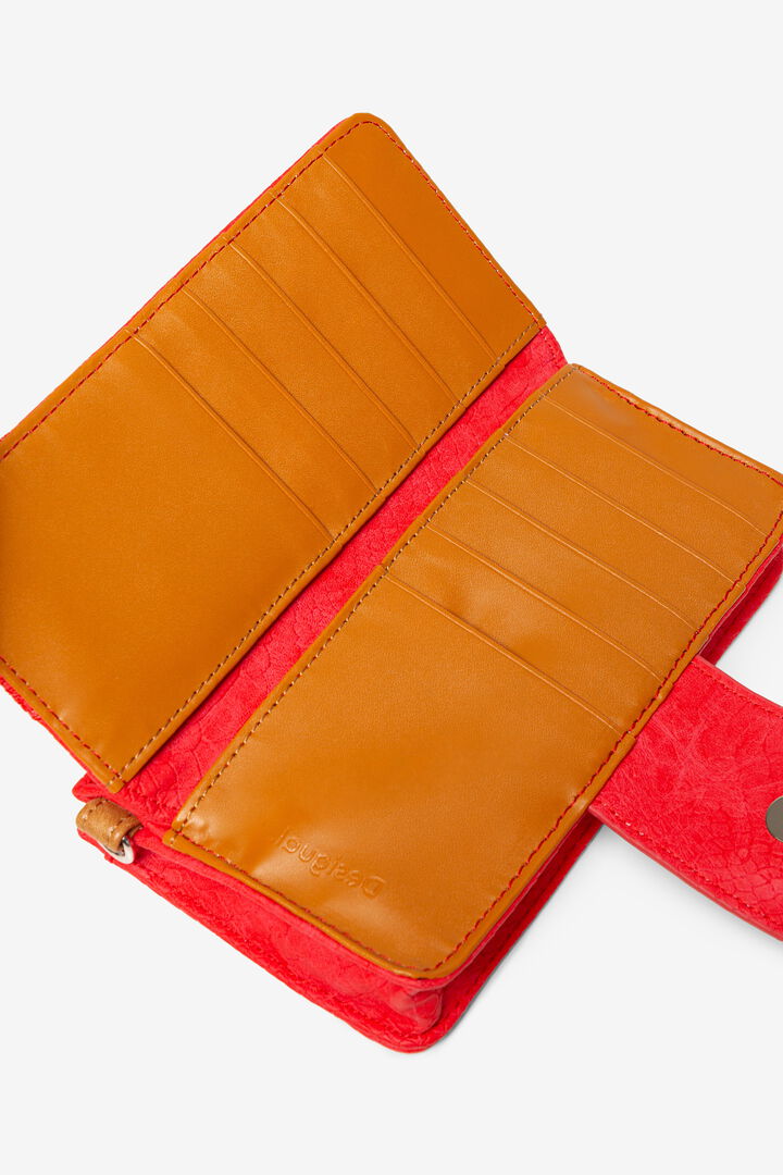 Peněženka s efektem had&iacute; kůže s mandalami | Desigual