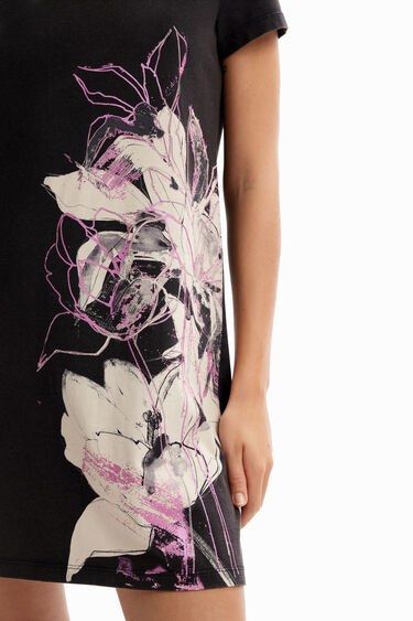 Floral mini T-shirt dress | Desigual