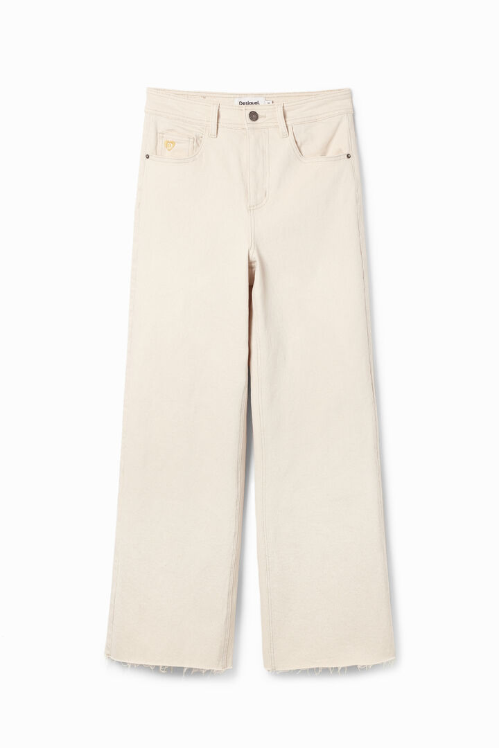 Cropped culotte jeans | Desigual