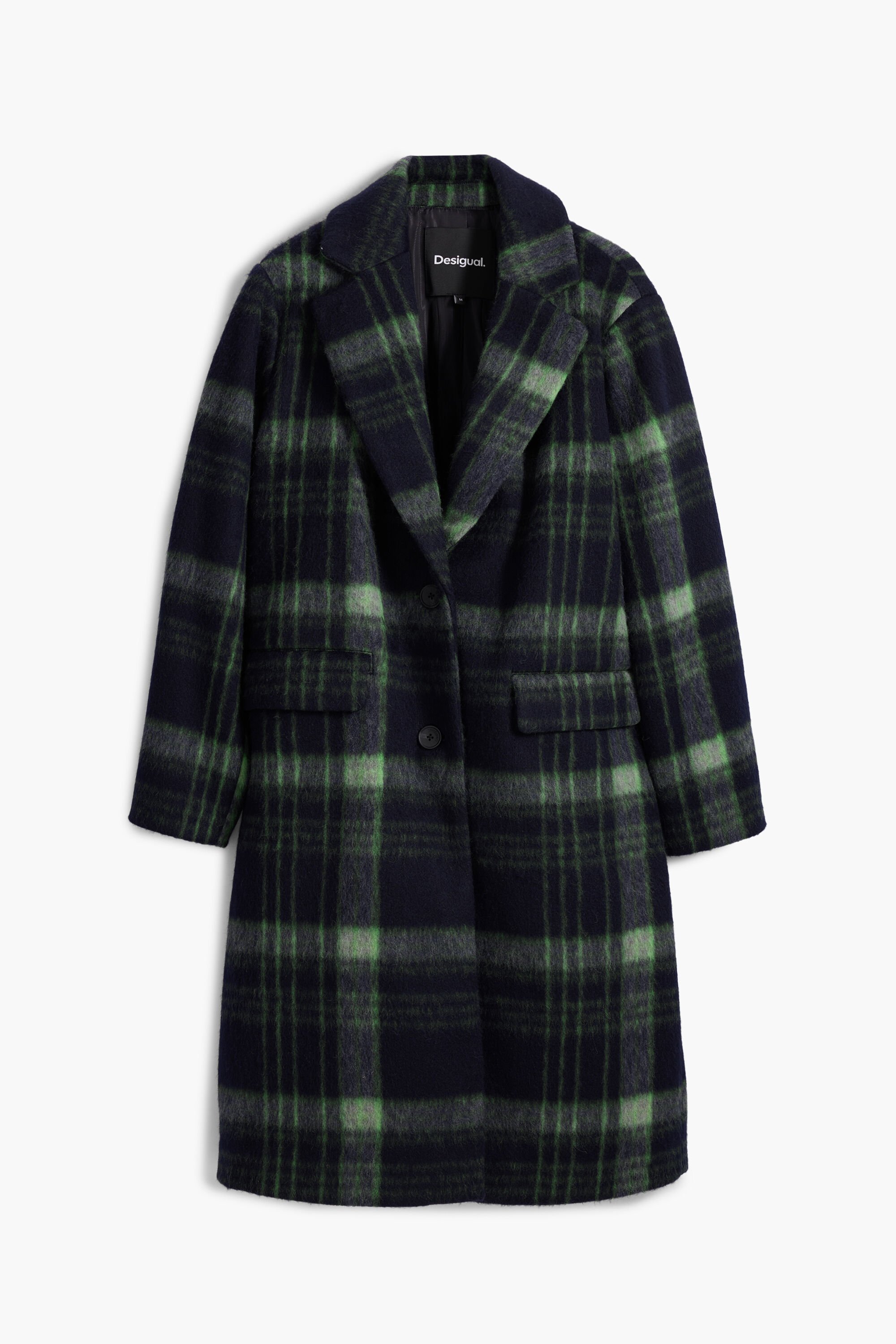 Desigual green coat shop